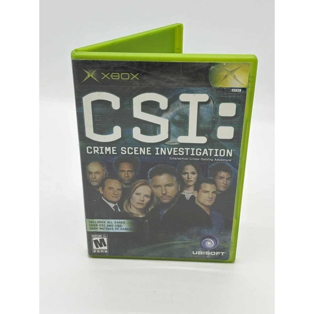 CSI: Crime Scene Investigation‎ Original Xbox Game CIB COMPLETE & TESTED